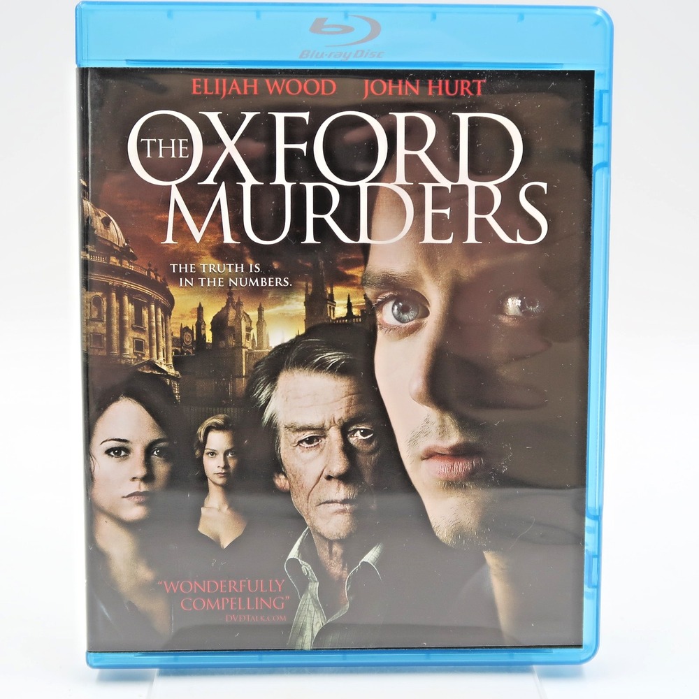 The Oxford Murders Blu-Ray 2008 Elijah Wood John Hurt Mystery Thriller Movie